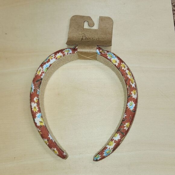 Berry Accessories - Berry Headband Floral Brown Print New with Tags